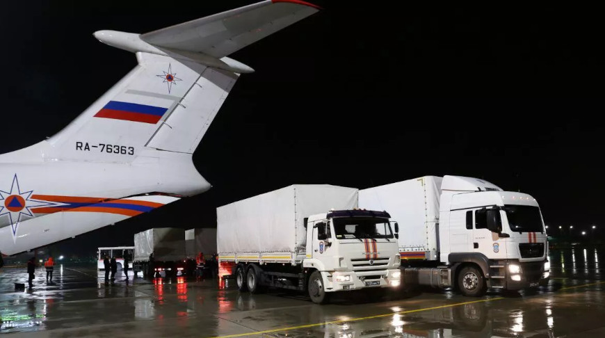 Россия направила 29 тонн гуманитарной помощи жителям сектора Газа