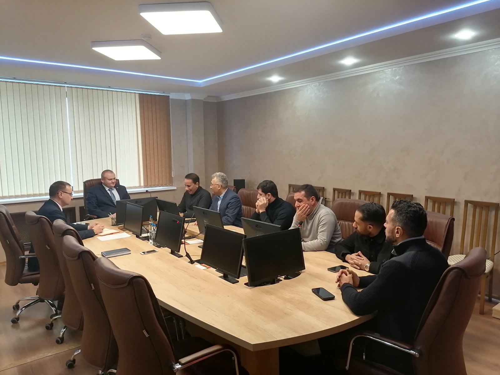 Председатель Борисовского райисполкома Николай Карпович встретился с руководством ИООО «АФТАБ»