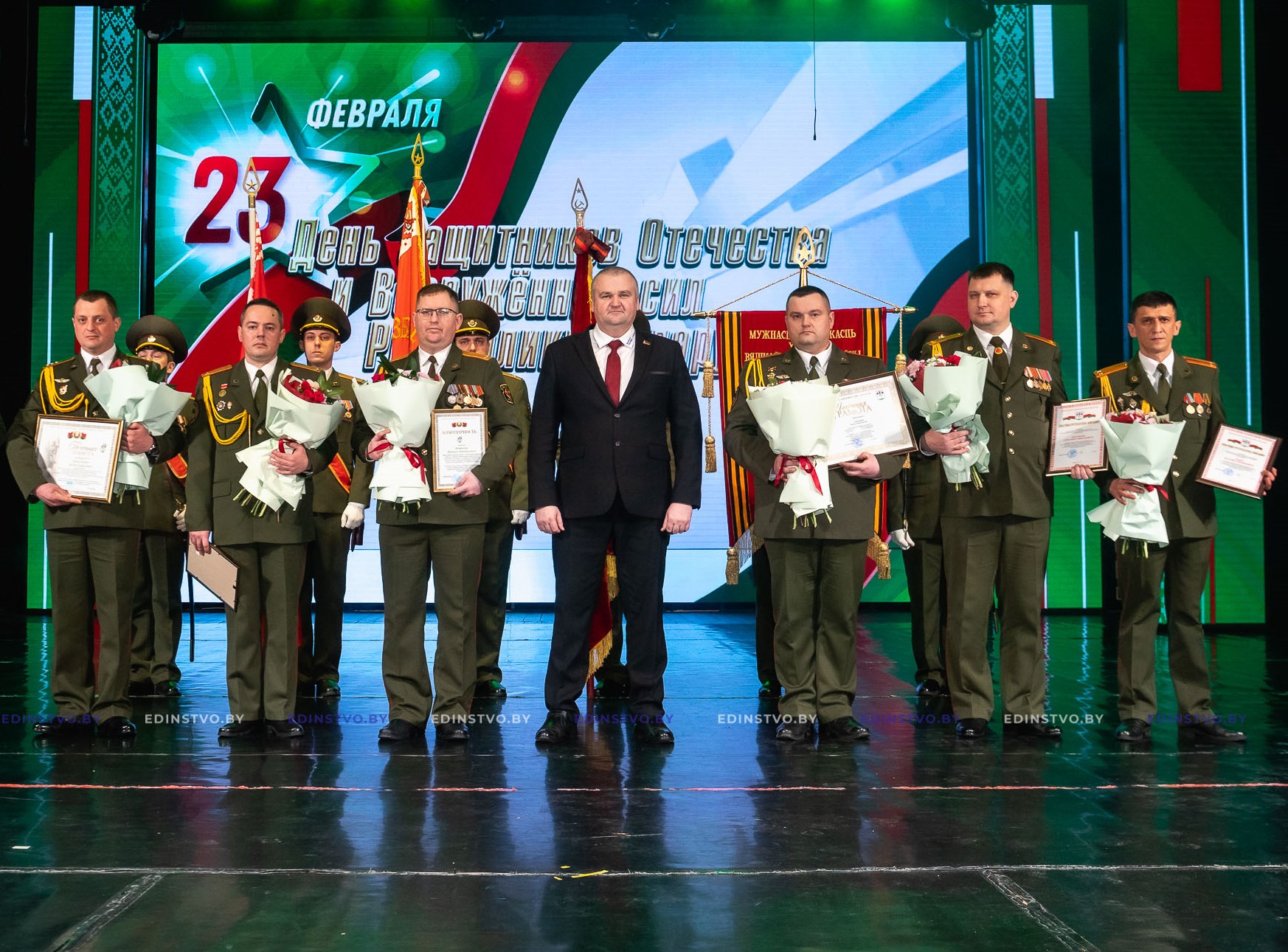 "Белорусская армия способна сберечь нашу страну". В Борисове отпраздновали День защитников Отечества